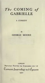 Cover of The coming of Gabrielle