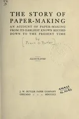 Cover of The story of paper-making