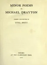 Cover of Minor poems of Michael Drayton