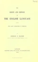 Cover of The origin and history of the English language
