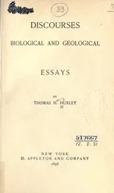 Cover of Discourses biological and geological