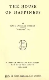 Cover of The house of happiness