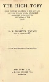 Cover of The high toby