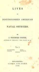 Cover of Lives of distinguished American naval officers