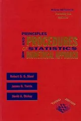 Cover of Principles and procedures of statistics