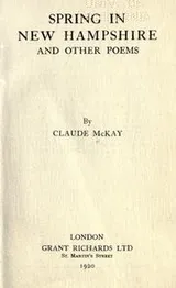 Cover of Spring in New Hampshire and other poems