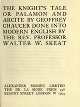 Cover of The knight's tale