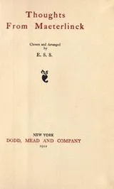 Cover of Thoughts from Maeterlinck