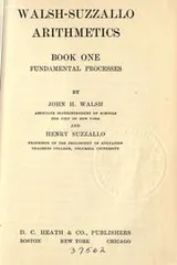 Cover of Walsh-Suzzallo arithmetics..