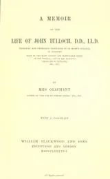 Cover of A memoir of the life of John Tulloch, D.D., LL.D. ..