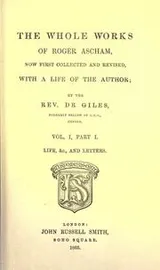 Cover of The whole works of Roger Ascham