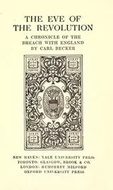 Cover of The eve of the revolution