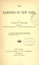 Cover of The  Baroness of New York