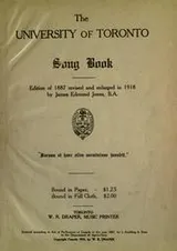 Cover of The University of Toronto song book