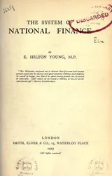 Cover of The system of national finance
