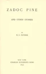 Cover of Zadoc pine