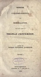 Cover of Memoir, correspondence, and miscellanies