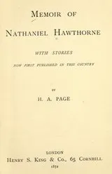 Cover of Memoir of Nathaniel Hawthorne with stories