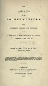 Cover of The Arians of the Fourth Century