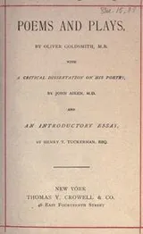 Cover of Poems and plays