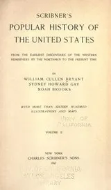 Cover of Scribner's popular history of the United States