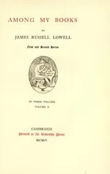 Cover of The complete writings of James Russell Lowell