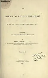 Cover of The poems of Philip Freneau, poet of the American Revolution