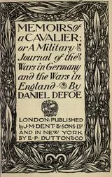 Cover of Memoirs of a cavalier, or, A military journal of the wars in Germany and the wars in England