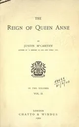 Cover of The reign of Queen Anne