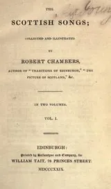 Cover of The Scottish songs; collected and illustrated