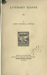 Cover of Literary essays