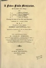 Cover of A fovre-fovld meditation, of the foure last things