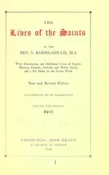 Cover of The lives of the saints
