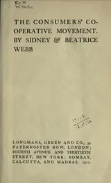 Cover of The consumers' co-operative movement