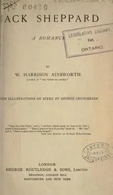 Cover of Ainsworth's novels