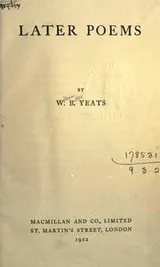 Cover of Later poems