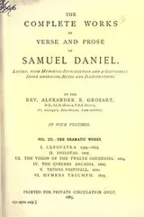 Cover of Complete works in verse and prose
