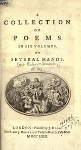 Cover of A collection of poems by several hands