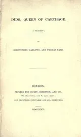 Cover of Dido Queen of Carthage