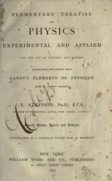 Cover of Elementary Treatise on Physics