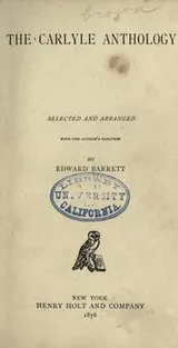 Cover of The  Carlyle anthology