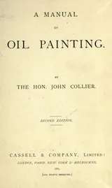 Cover of A manual of oil painting