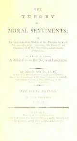 Cover of The theory of moral sentiments