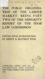 Cover of The break-up of the poor law