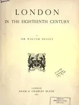 Cover of London in the eighteenth century