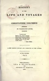 Cover of A history of the life and voyages of Christopher Columbus