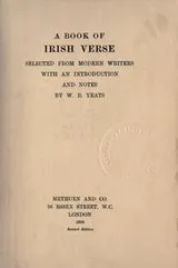Cover of A book of Irish verse