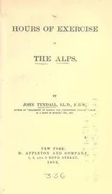 Cover of Hours of exercise in the Alps