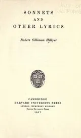 Cover of Sonnets and other lyrics