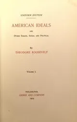 Cover of American ideals